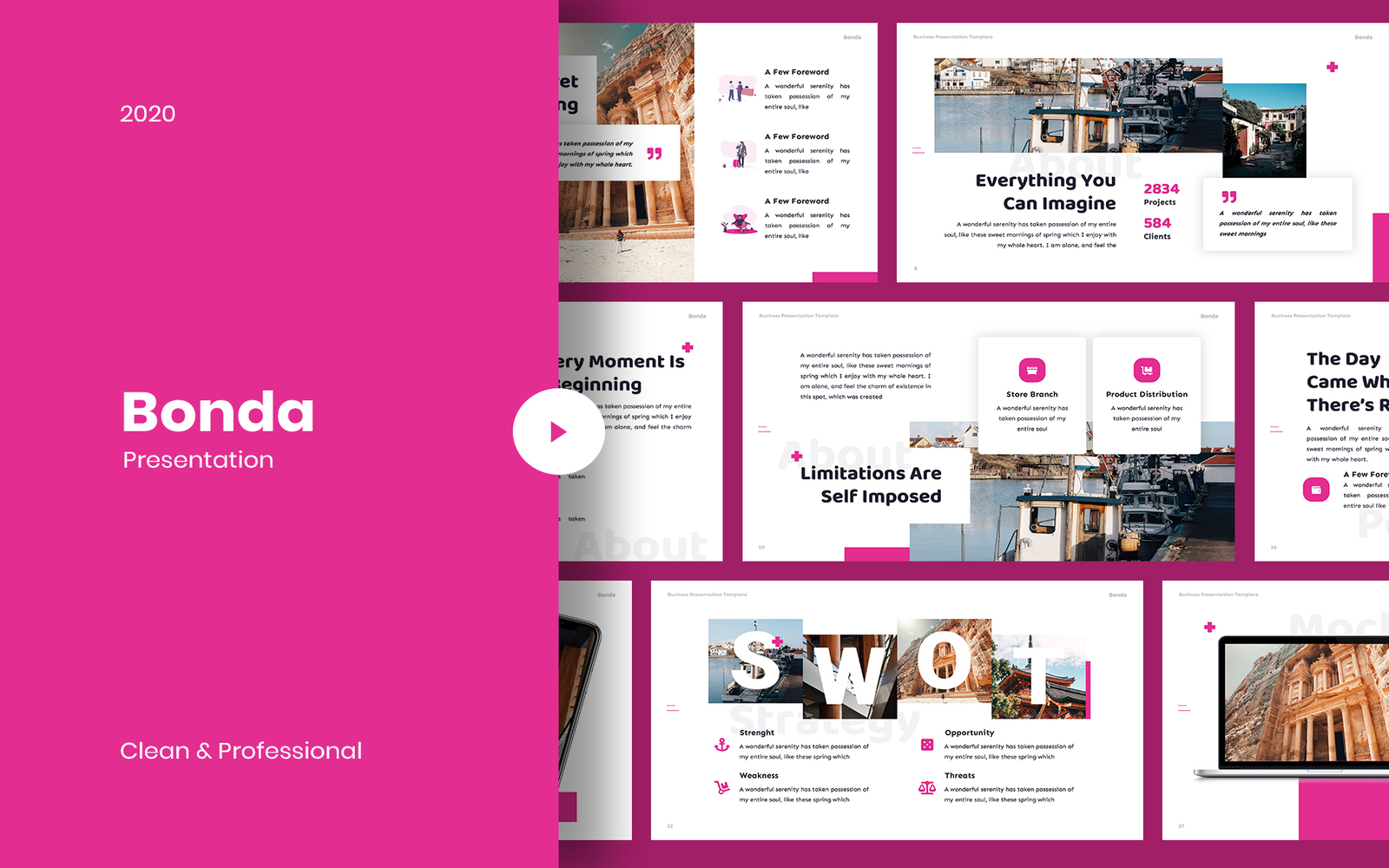 Bonda - Business Template Google Slides