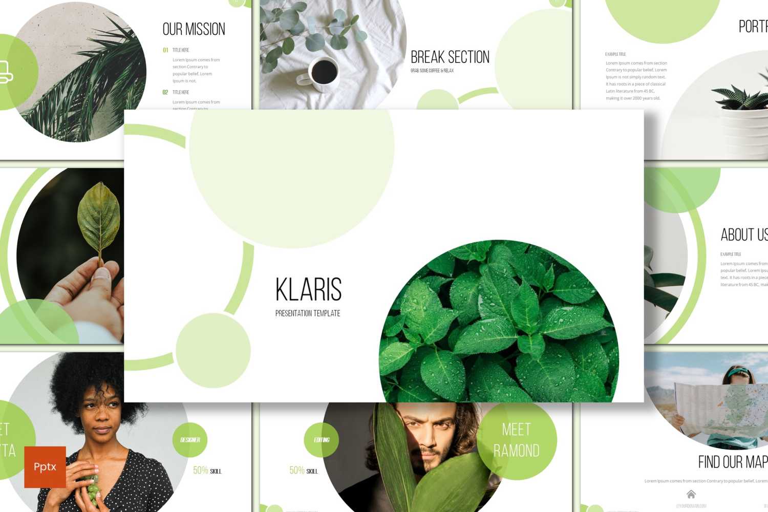 Klaris PowerPoint template