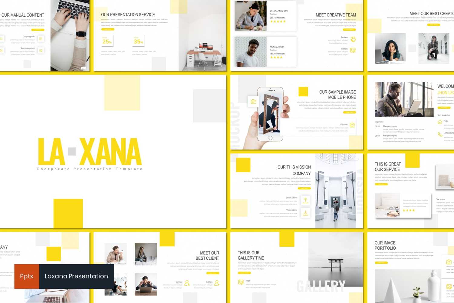 Laxsana PowerPoint template