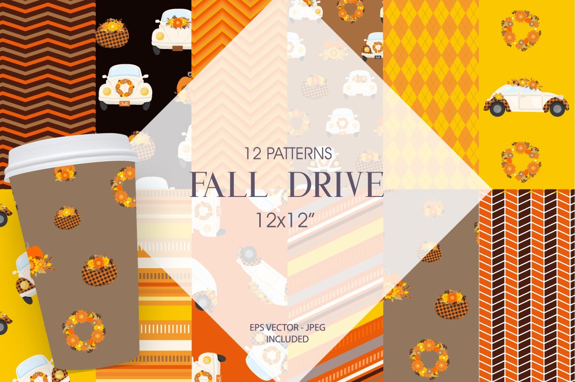 Fall Drive - Vector Image