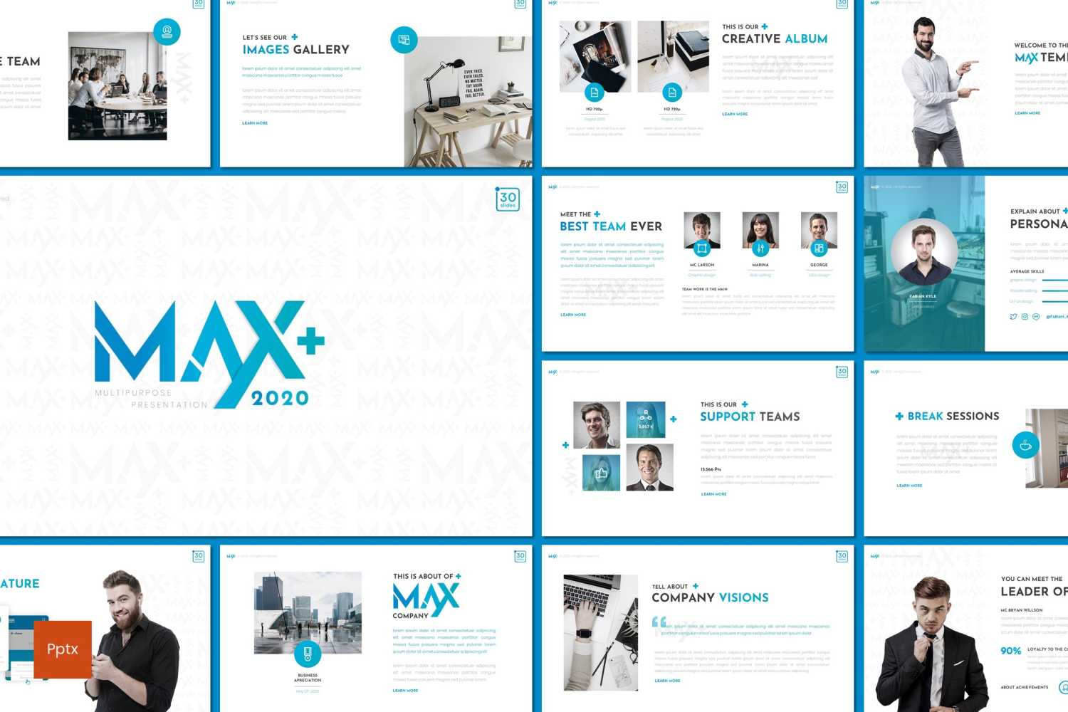 Max PowerPoint template