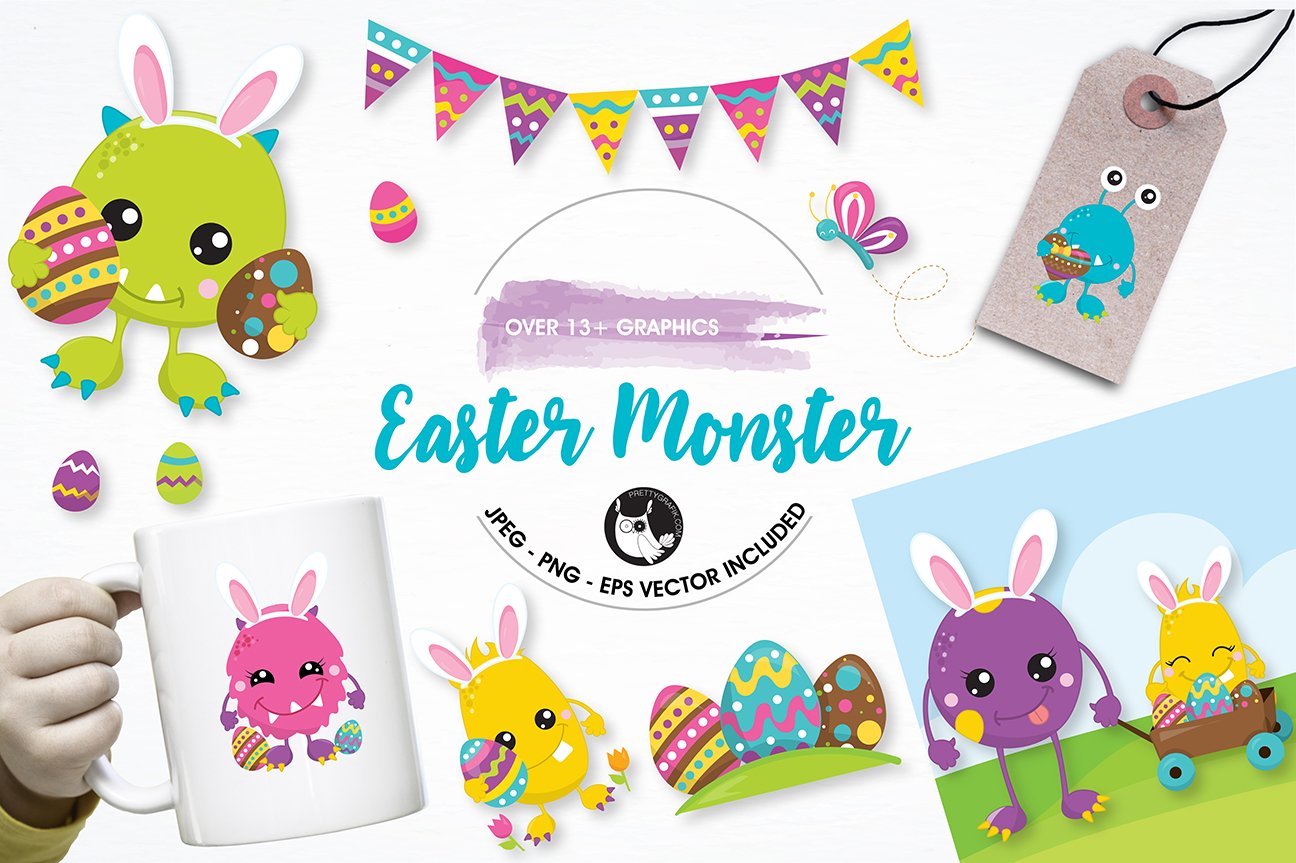 Easter graphics and illustrations - Vector Image