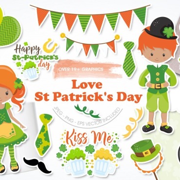 Clover Lucky Vectors Templates 120474