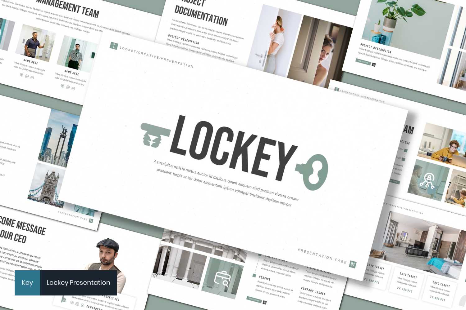 Lockey - Keynote template