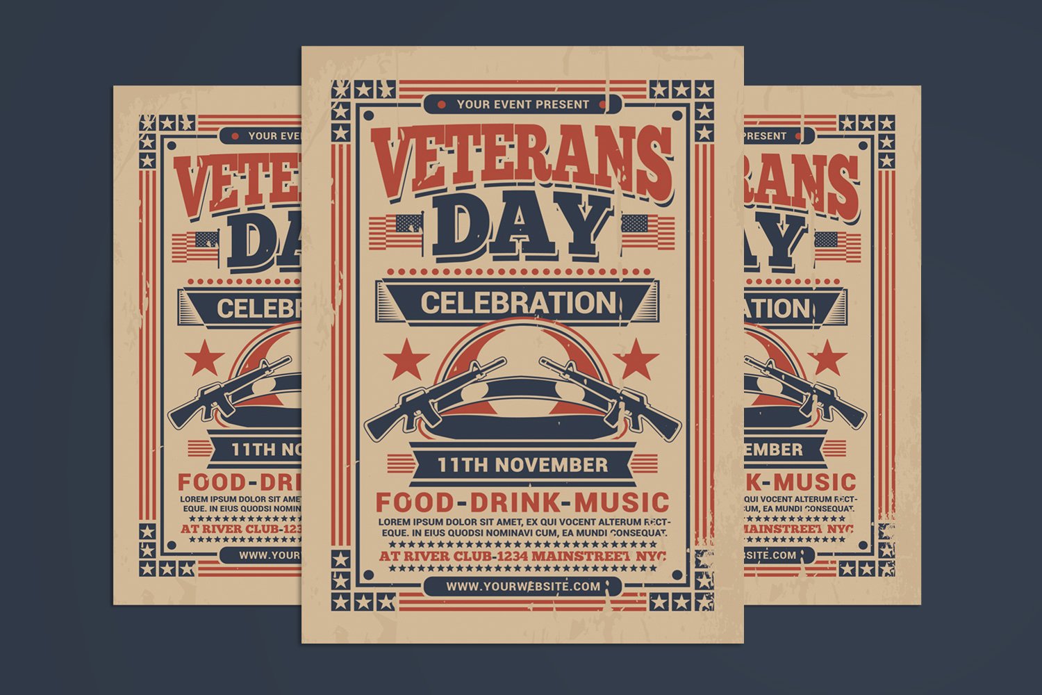 Veterans Day Flyer - Corporate Identity Template