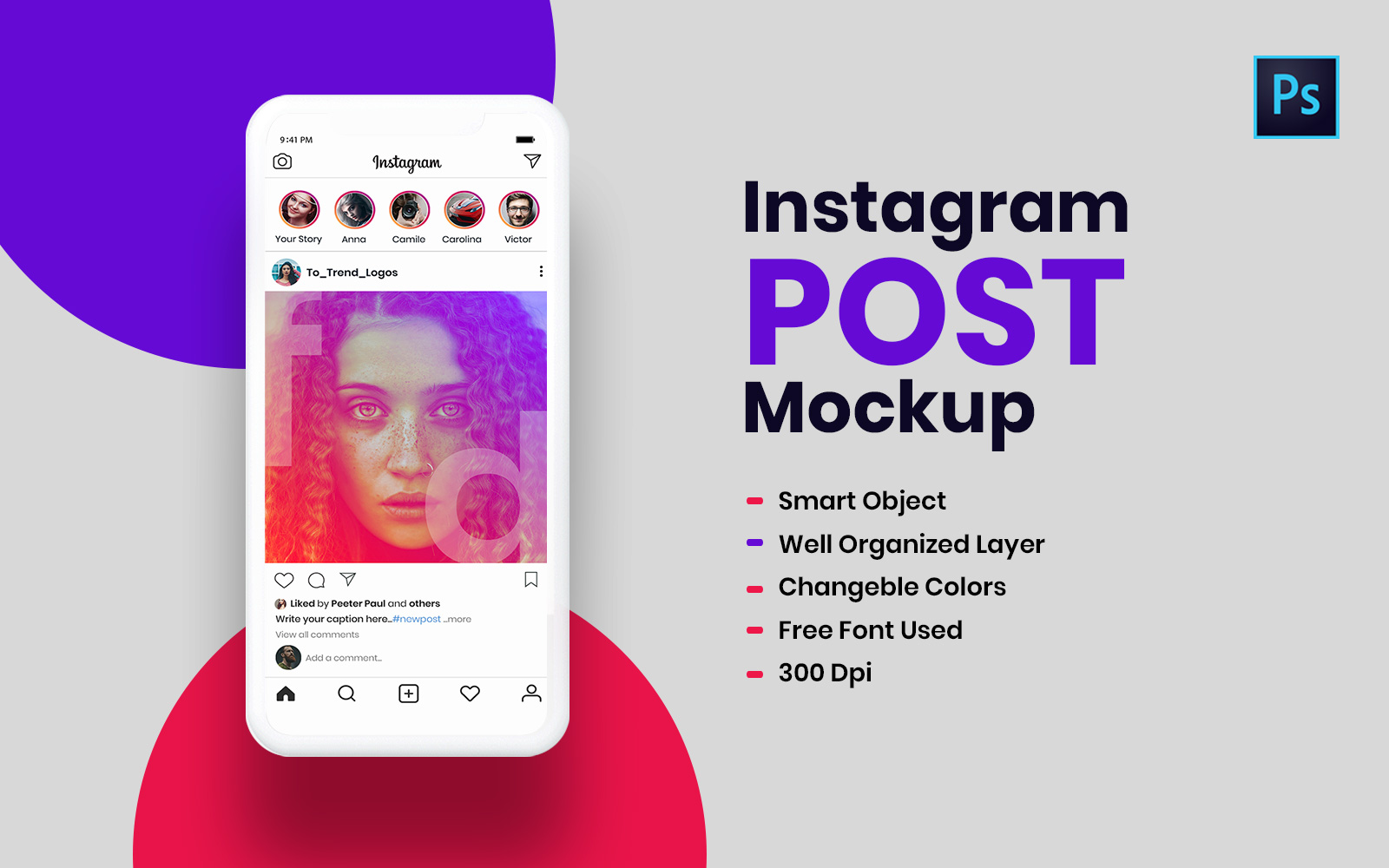 Instagram Social Media Template