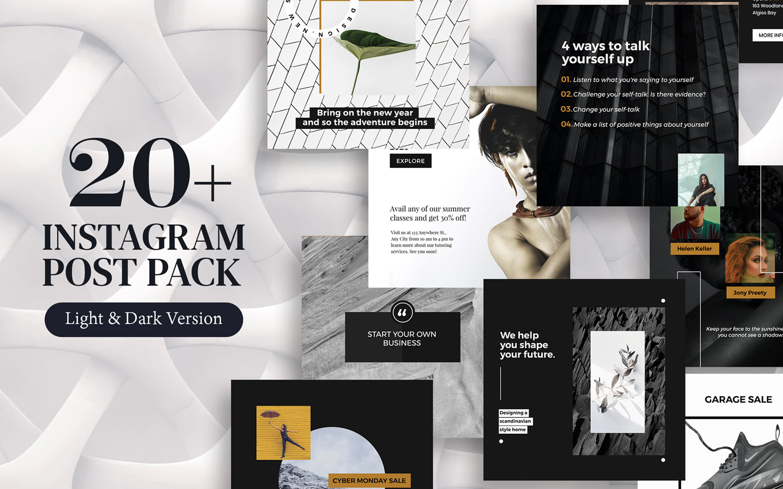 Instagram Post Pack Social Media Template