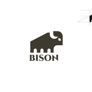 Animals Bison Logo Templates 121107