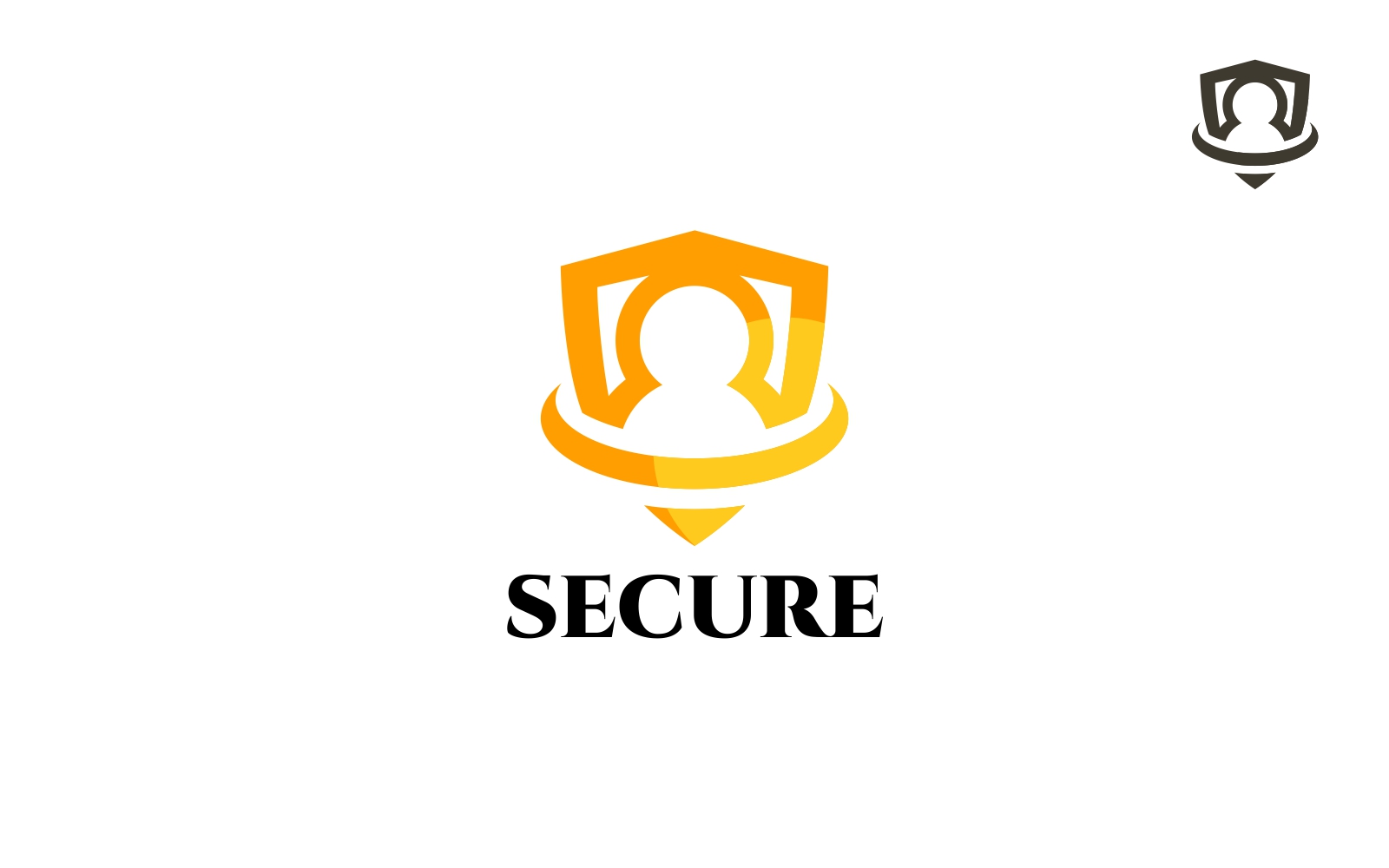 Secure Identity Logo Template