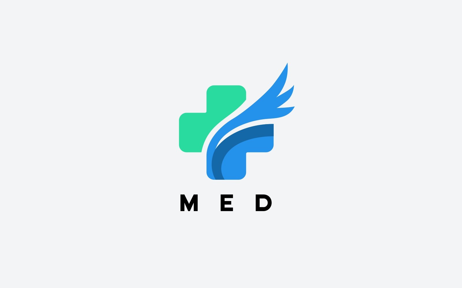 Medical Wings Logo Template
