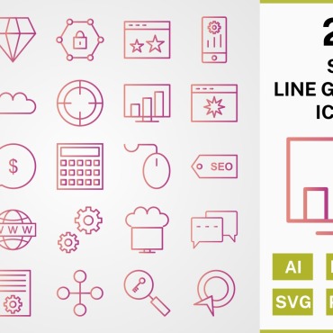 Icons Linear Icon Sets 121209