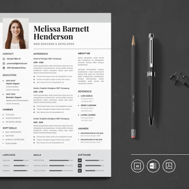 Cv Minimalist Resume Templates 121222