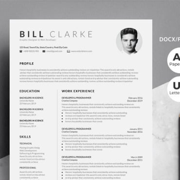 Cv Template Resume Templates 121399