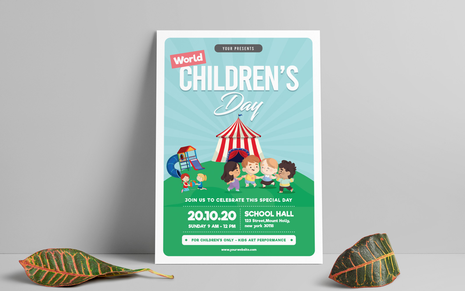Children's Day Flyer - Illustration
