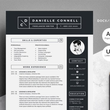 Cv Template Resume Templates 121527