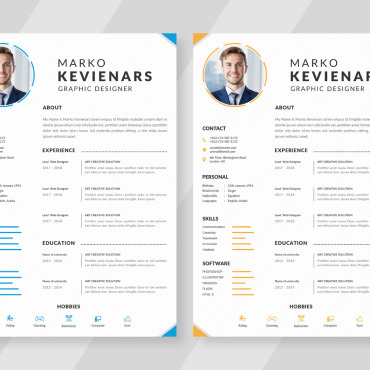 Brochure Flyer Resume Templates 121529