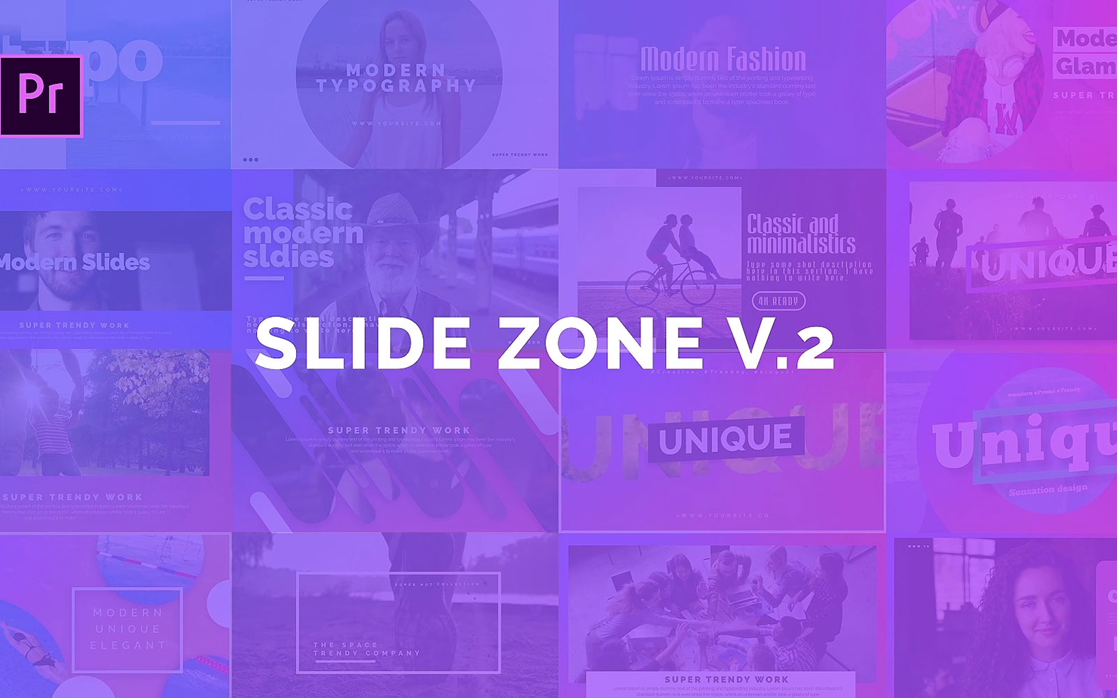 Slide Zone V.2 Motion Graphics Template