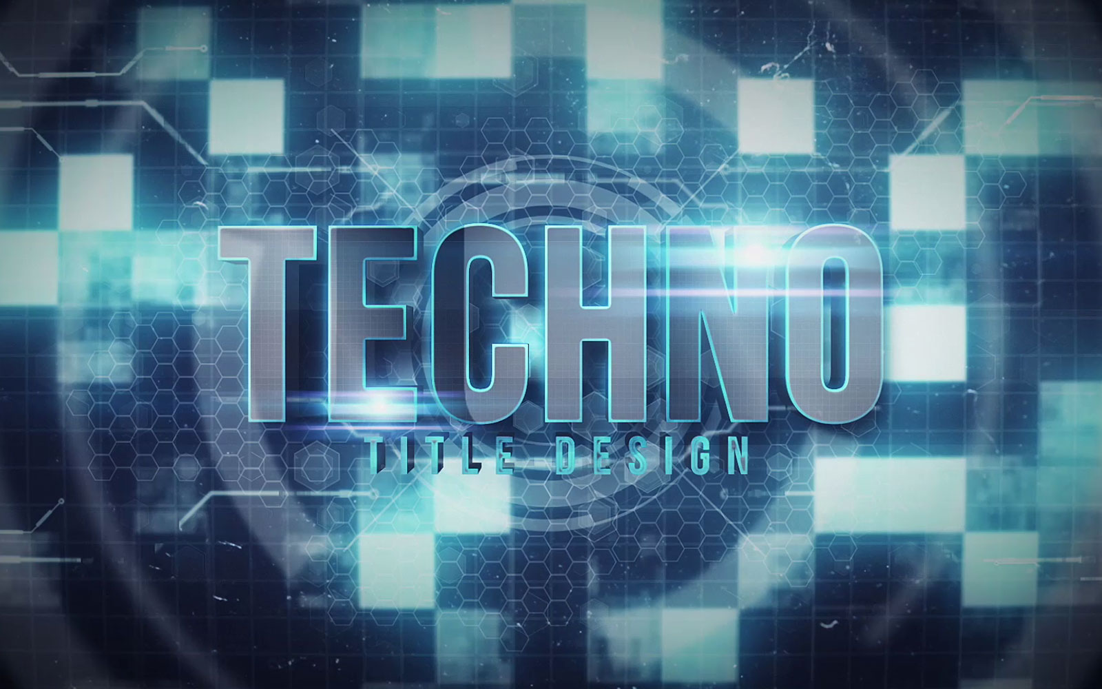 Techno Title Motion Graphics Template