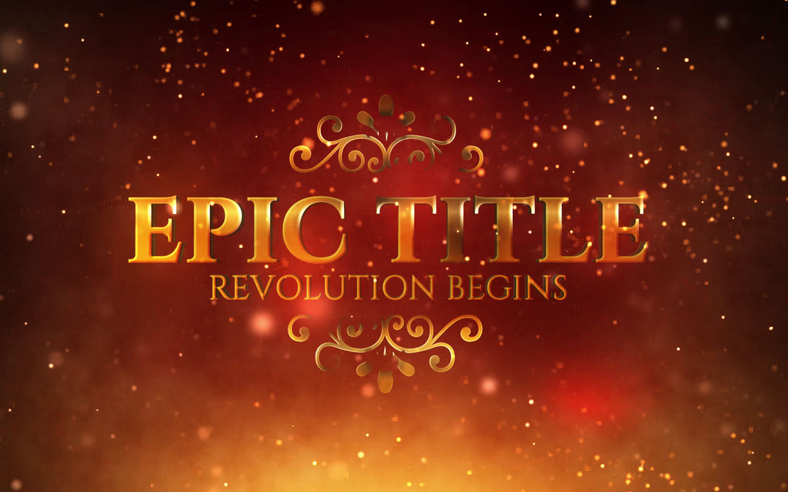 Epic Title Motion Graphics Template