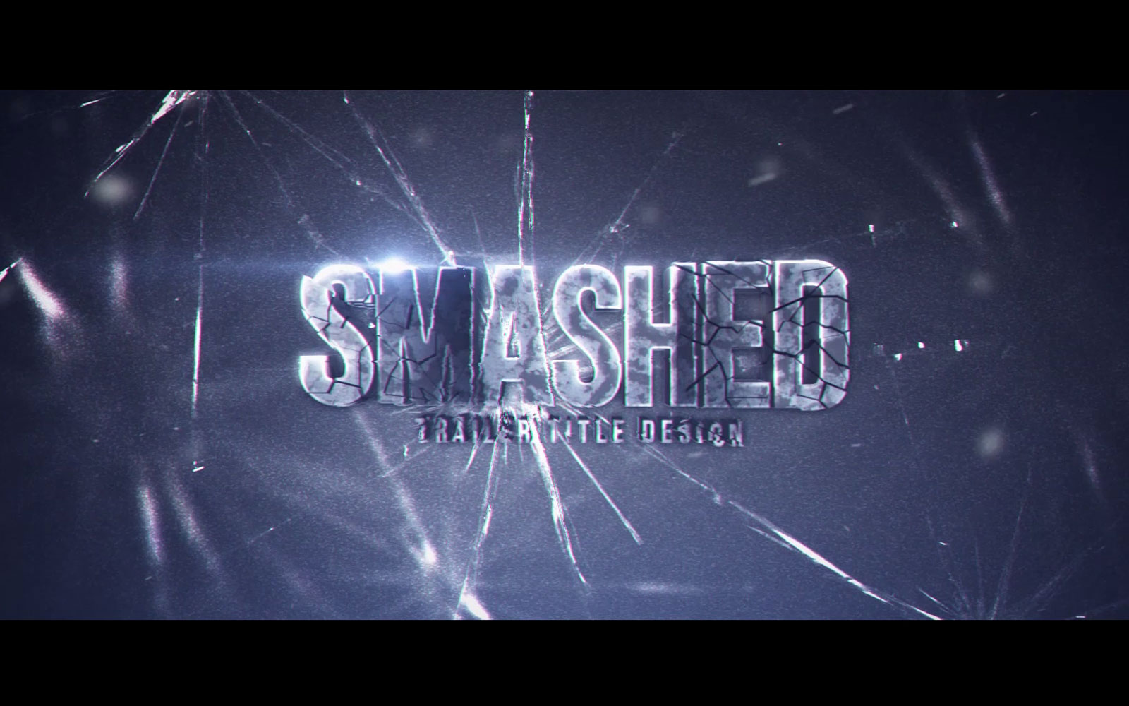 Smashed Title Design Motion Graphics Template
