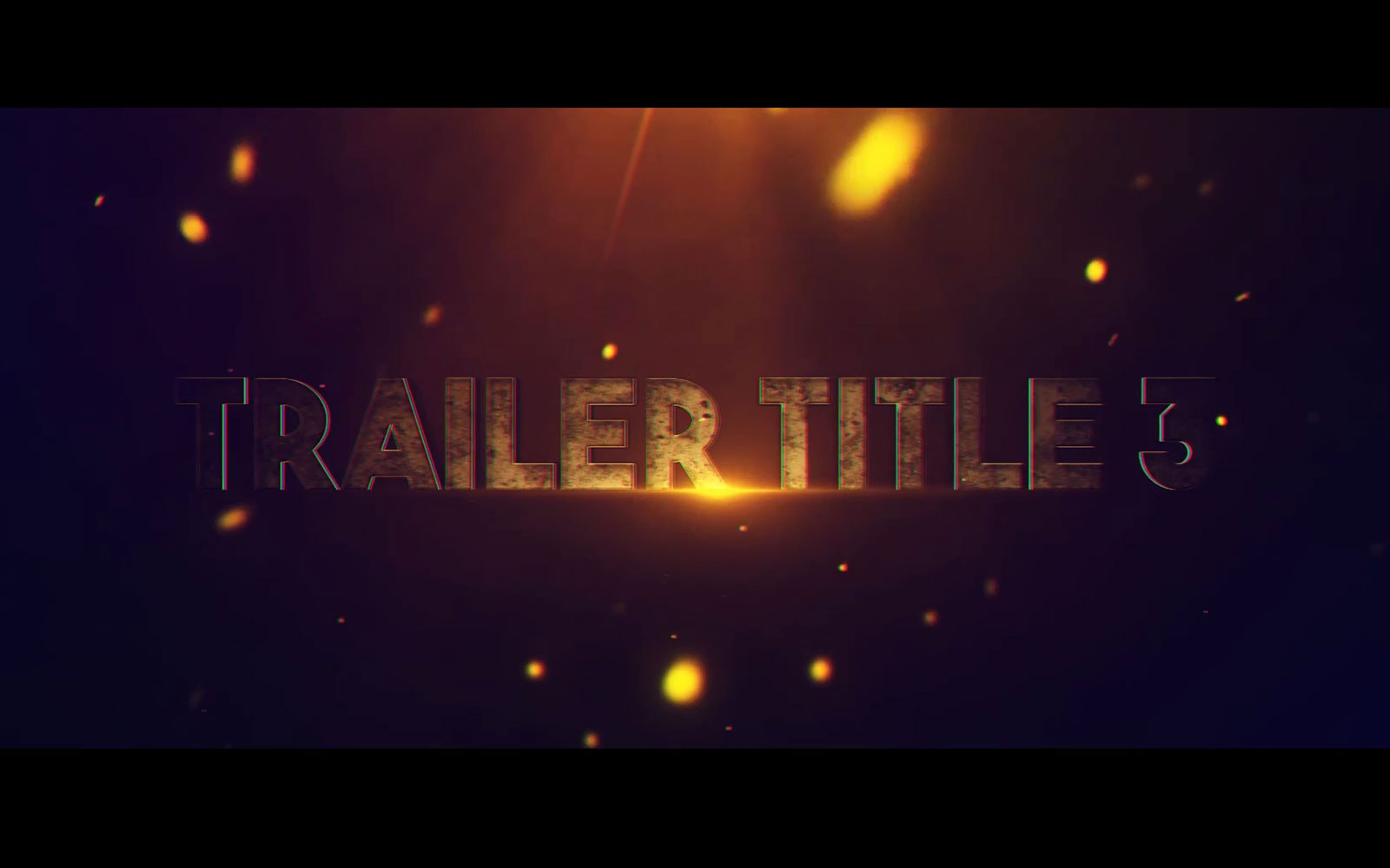 Trailer Title V.3 Motion Graphics Template