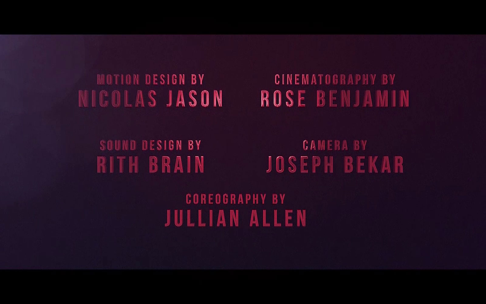 Cine Credit V.2 Motion Graphics Template