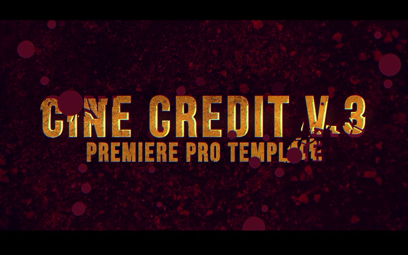 Cine Credit V.3 Motion Graphics Template