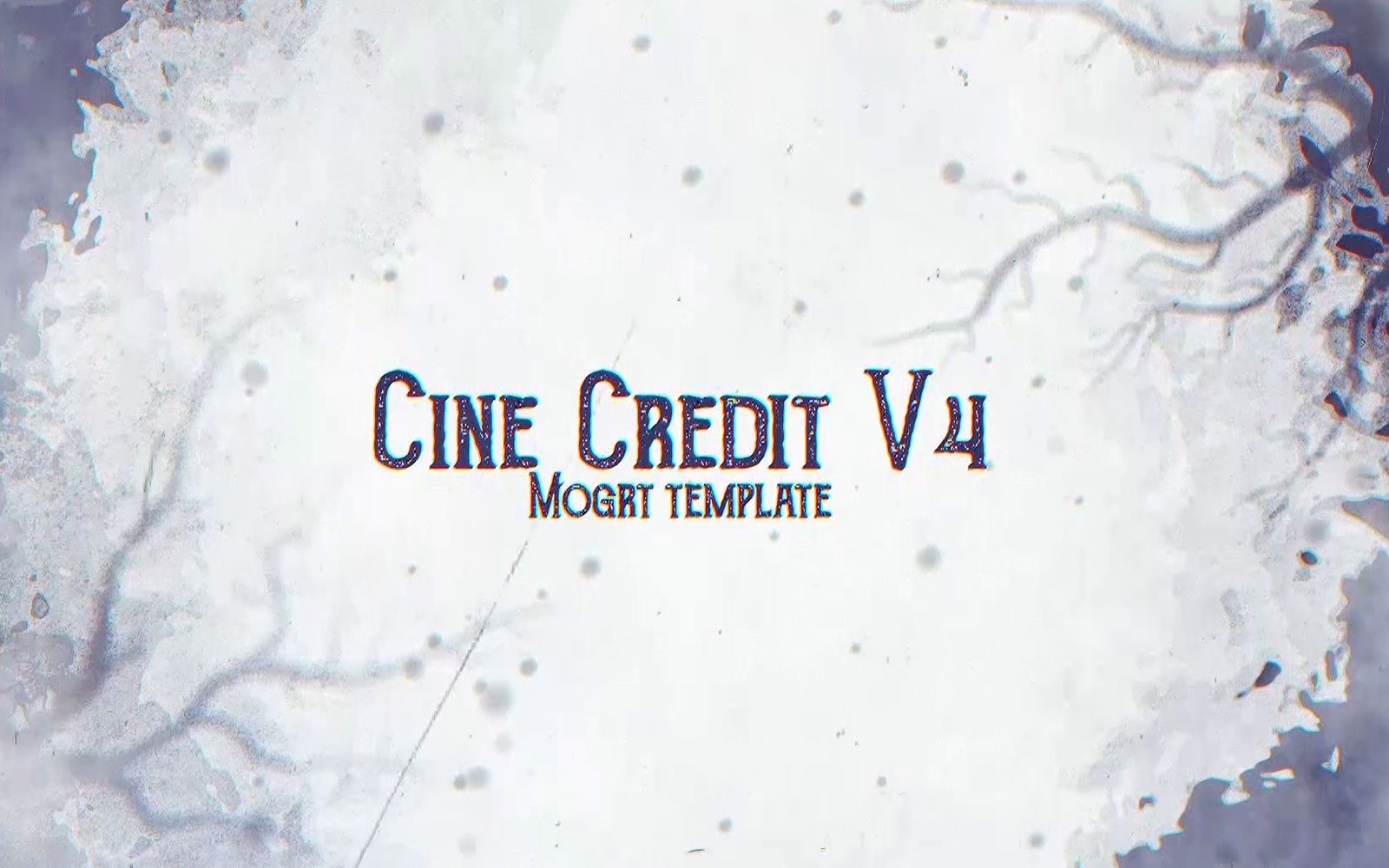 Cine Credit V.4 Motion Graphics Template