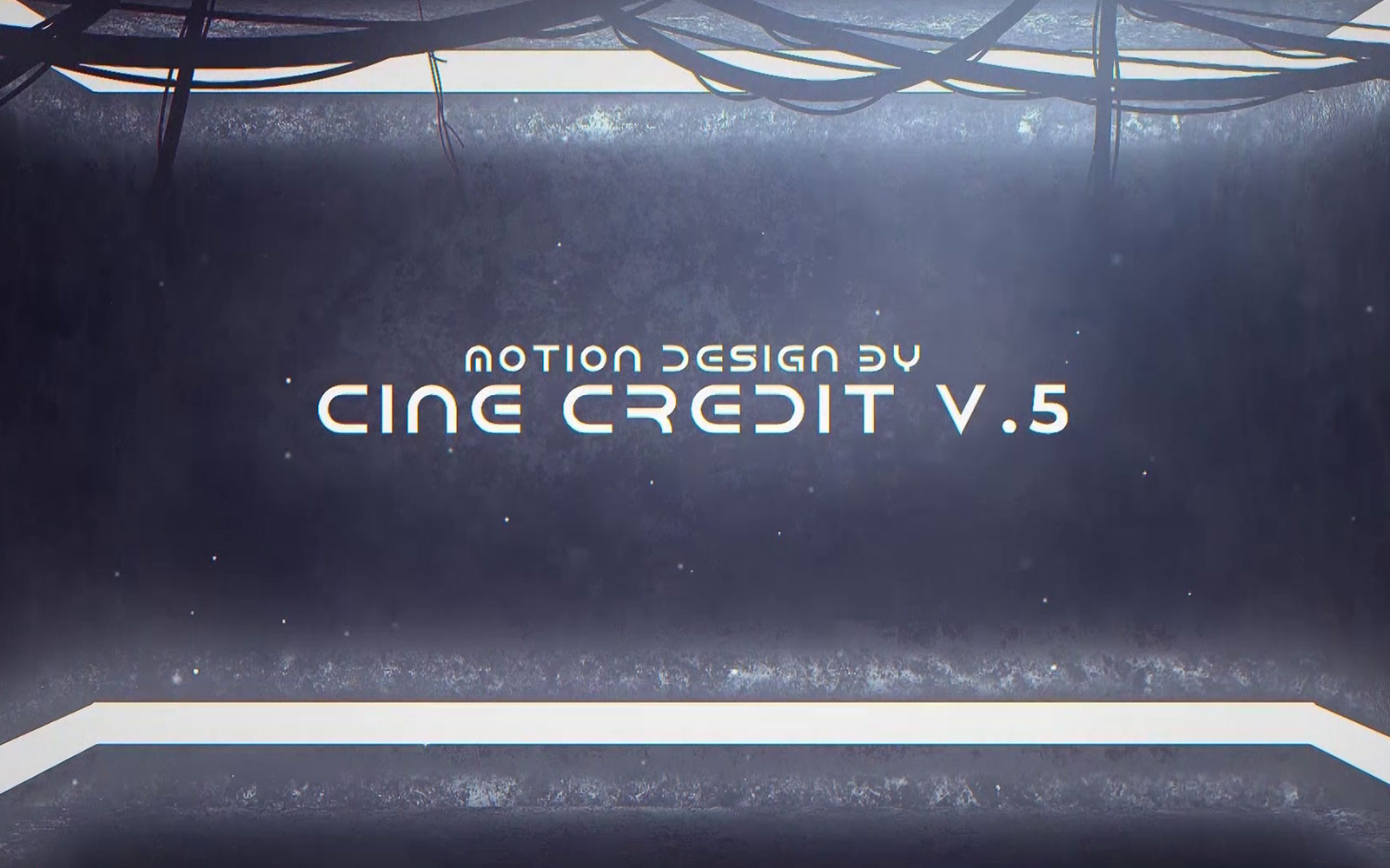 Cine Credit V.5 Motion Graphics Template