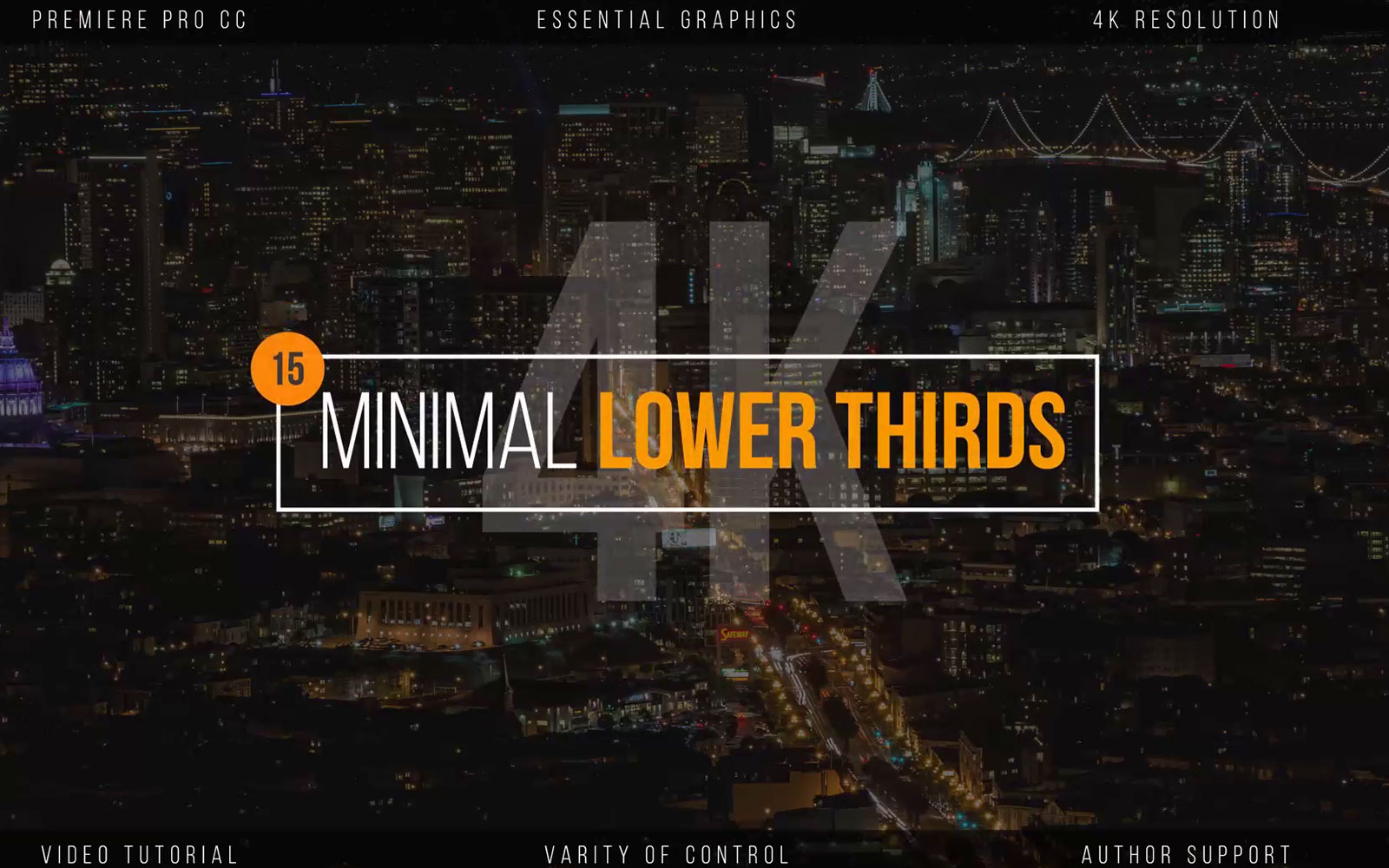 Minimal Lower thirds Motion Graphics Template