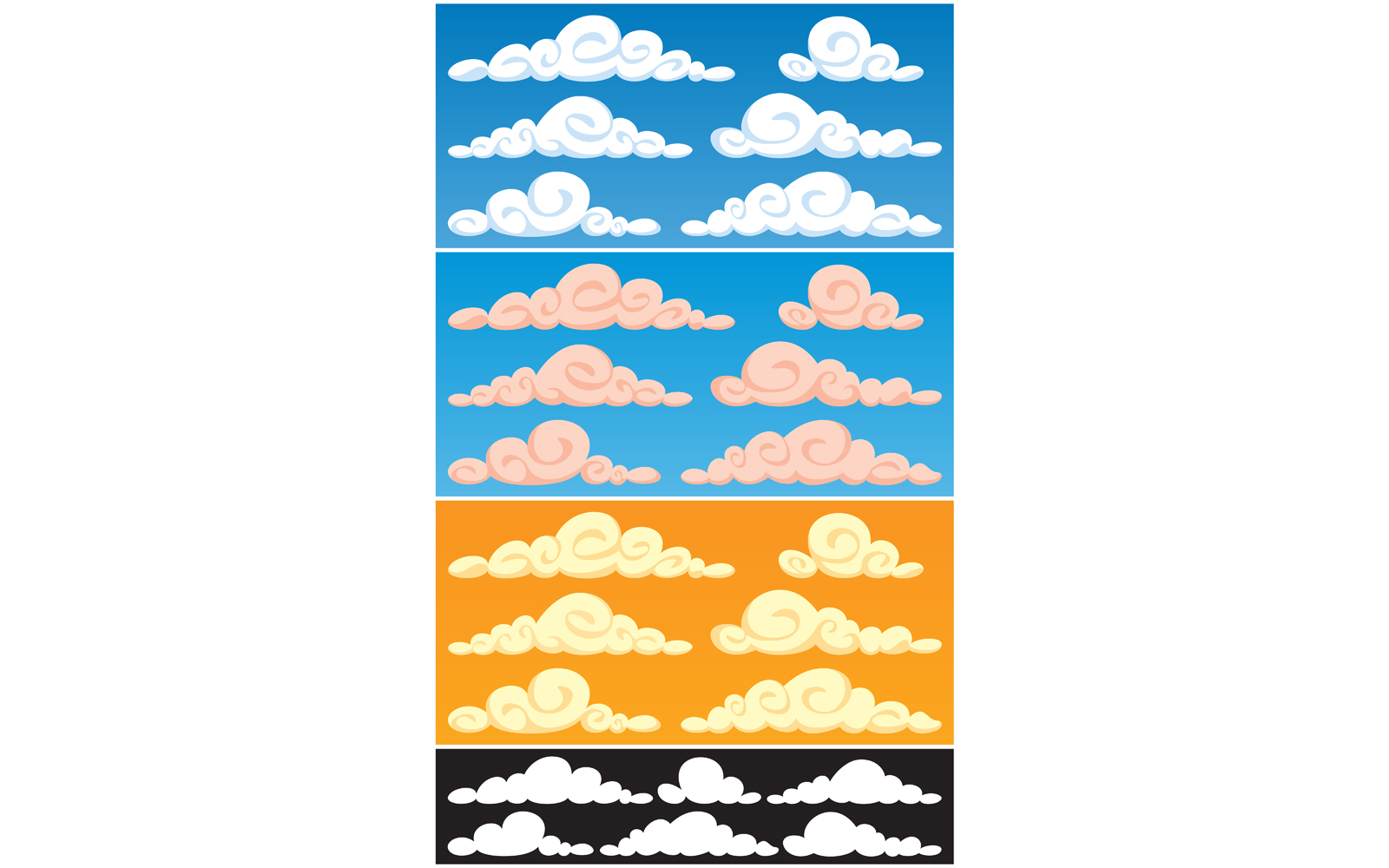 Clouds - Vector Image