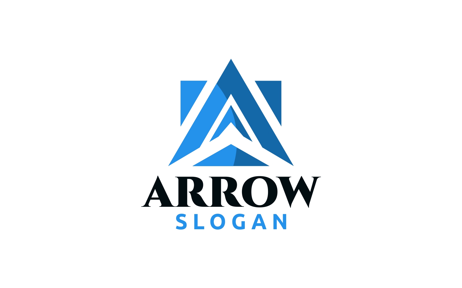 A Letter Arrow Logo Template