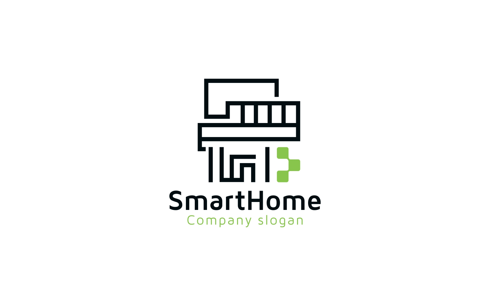 Hi Tech House Logo Template