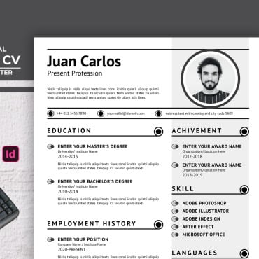 Awards Clean Resume Templates 122086
