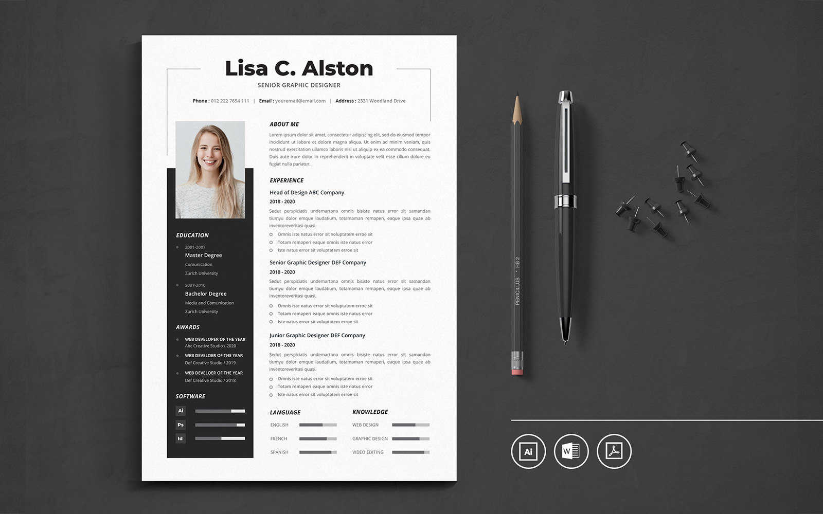 CV  Vol.22 Resume Template