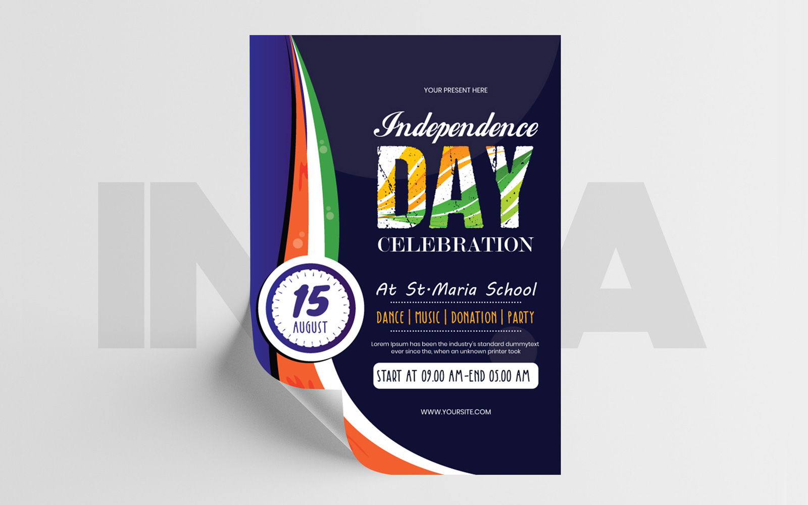 India Independence Day - Corporate Identity Template