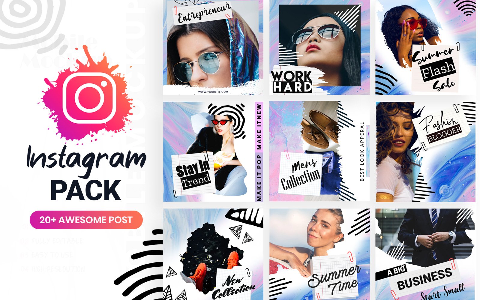 Instagram Post Social Media Template