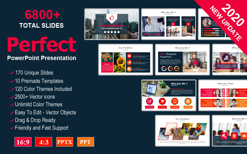 Perfect Business PowerPoint Presentation template