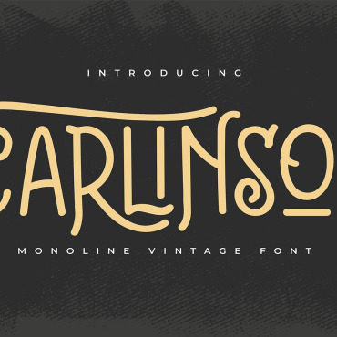 Vector Vintage Fonts 122235