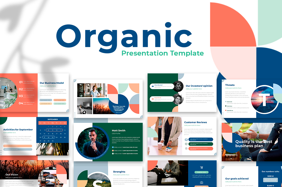 Organic Presentation Google Slides