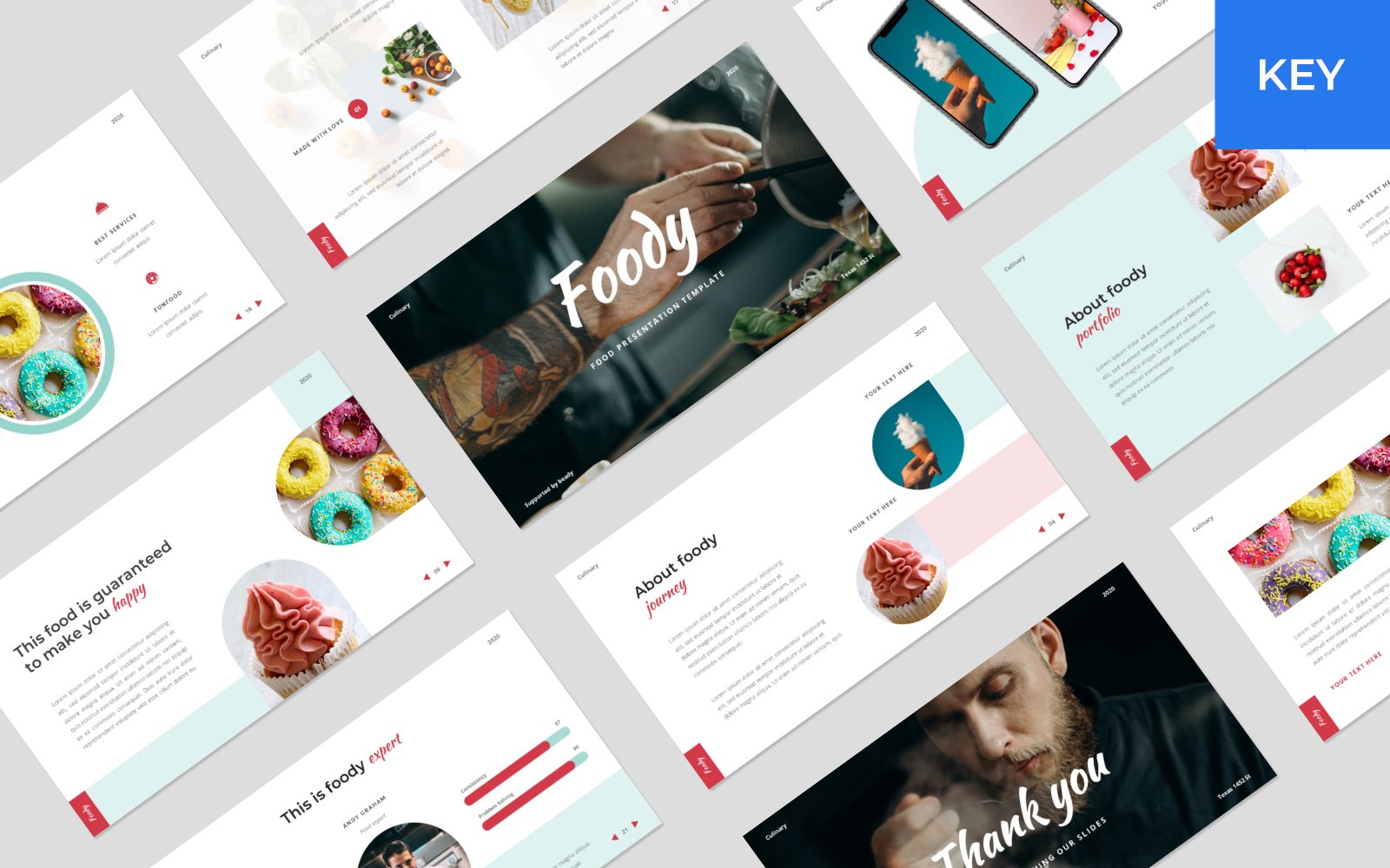 Foody - Food - Keynote template