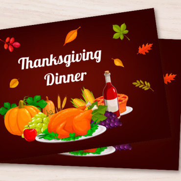 Thanksgiving Card Illustrations Templates 122282