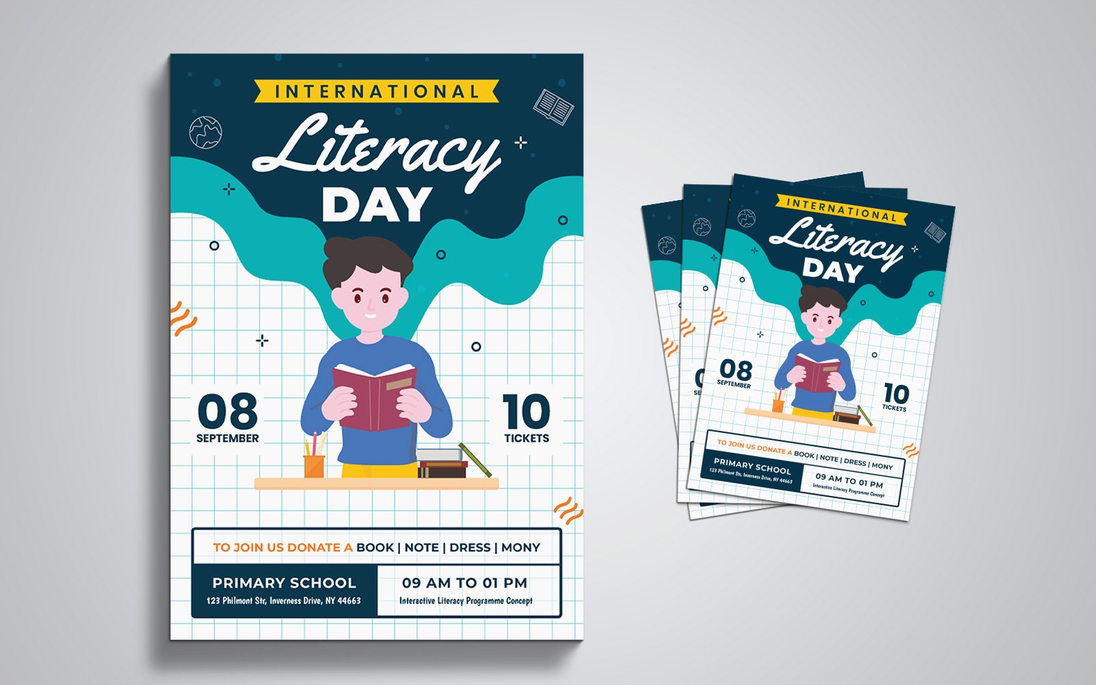 International Literacy Day - Corporate Identity Template