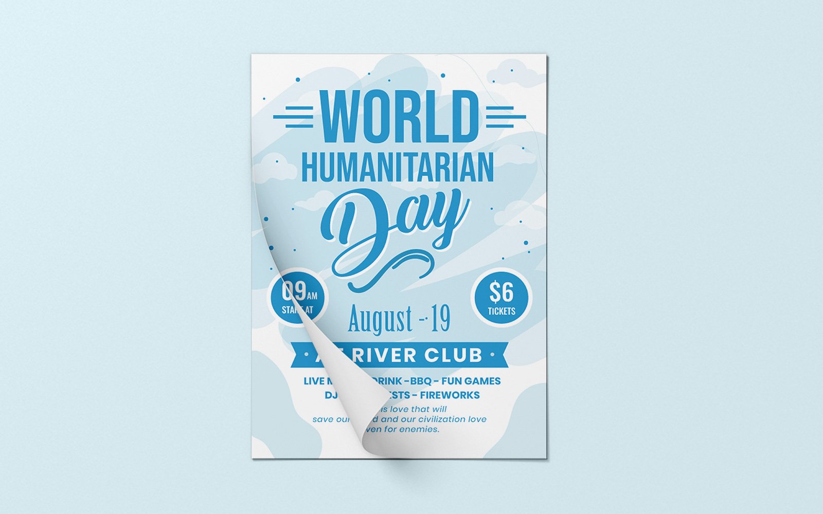 World Humanitarian Day - Corporate Identity Template