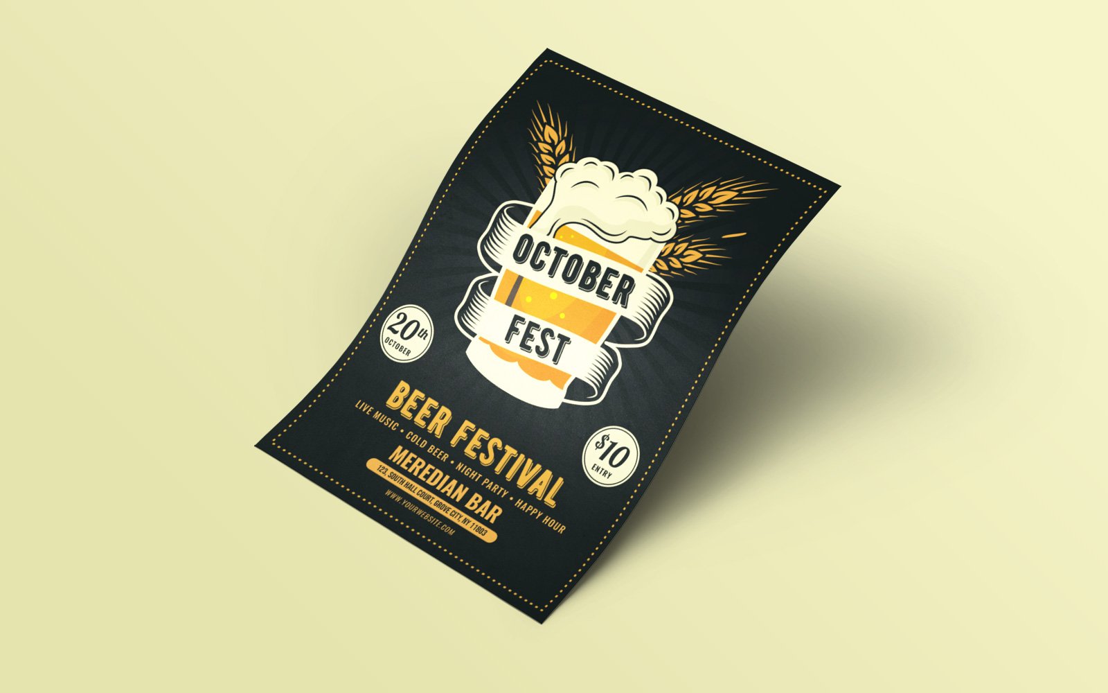 Oktoberfest Flyer - Corporate Identity Template