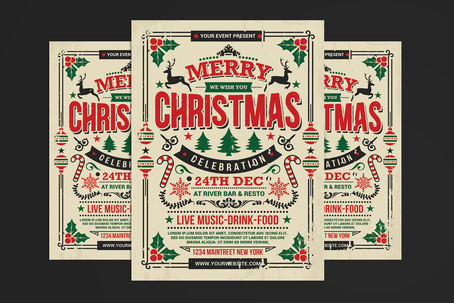 Christmas Party Celebration - Corporate Identity Template