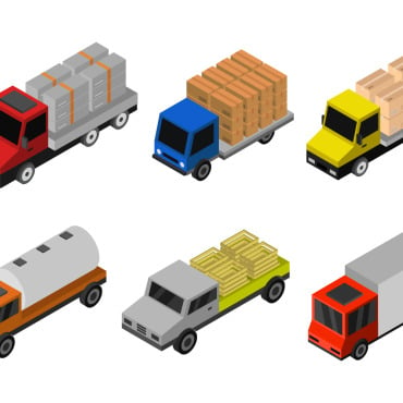 Transport Set Vectors Templates 122324