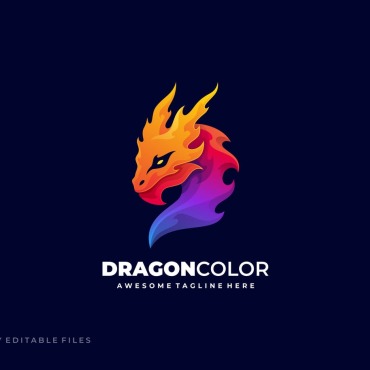 Abstract Dragon Logo Templates 122392