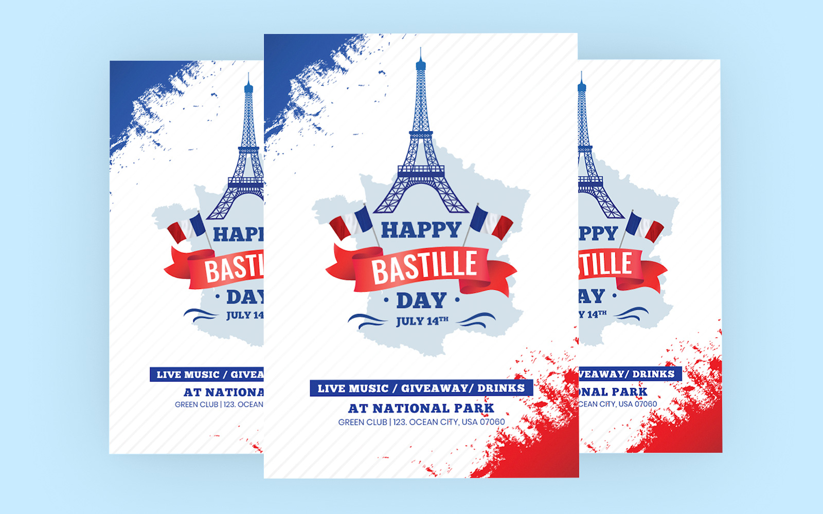 Bastille Day - Corporate Identity Template