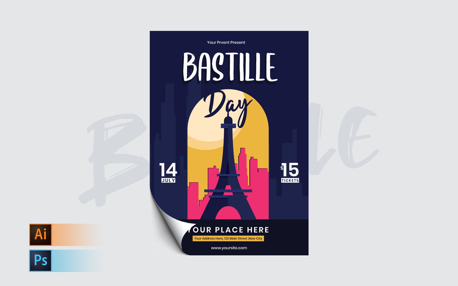 Bastille Day - Corporate Identity Template